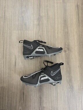 Nike Alpha Menace 3 Pro Mid Black Football Cleats Mens Size 13